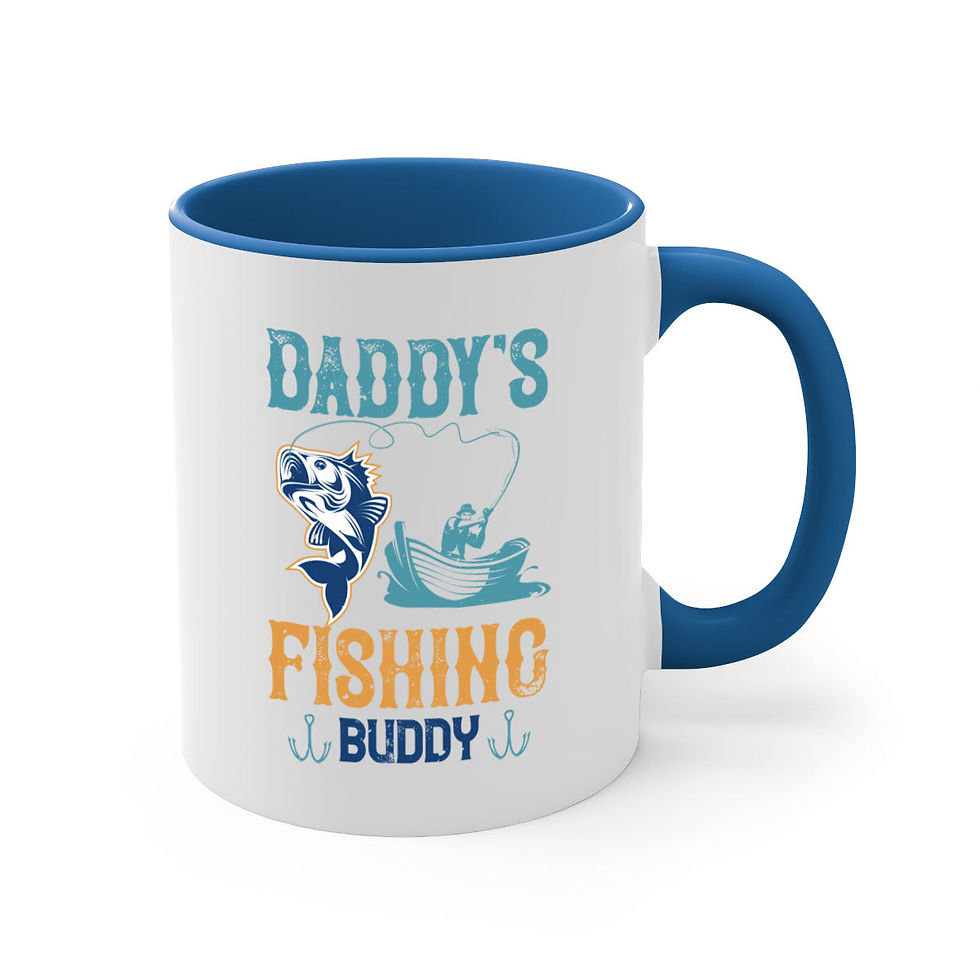 Thumbnail: daddy’s fishing buddy 166#- fishing-Mug / Coffee Cup