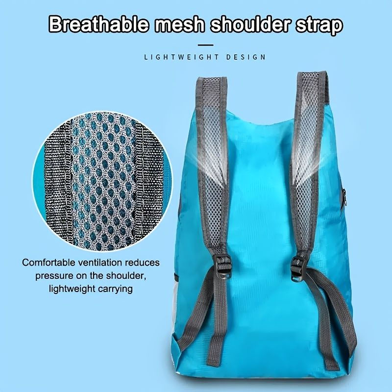 Thumbnail: Portable And Foldable Small Backpack; Short-Distance Travel Bag 