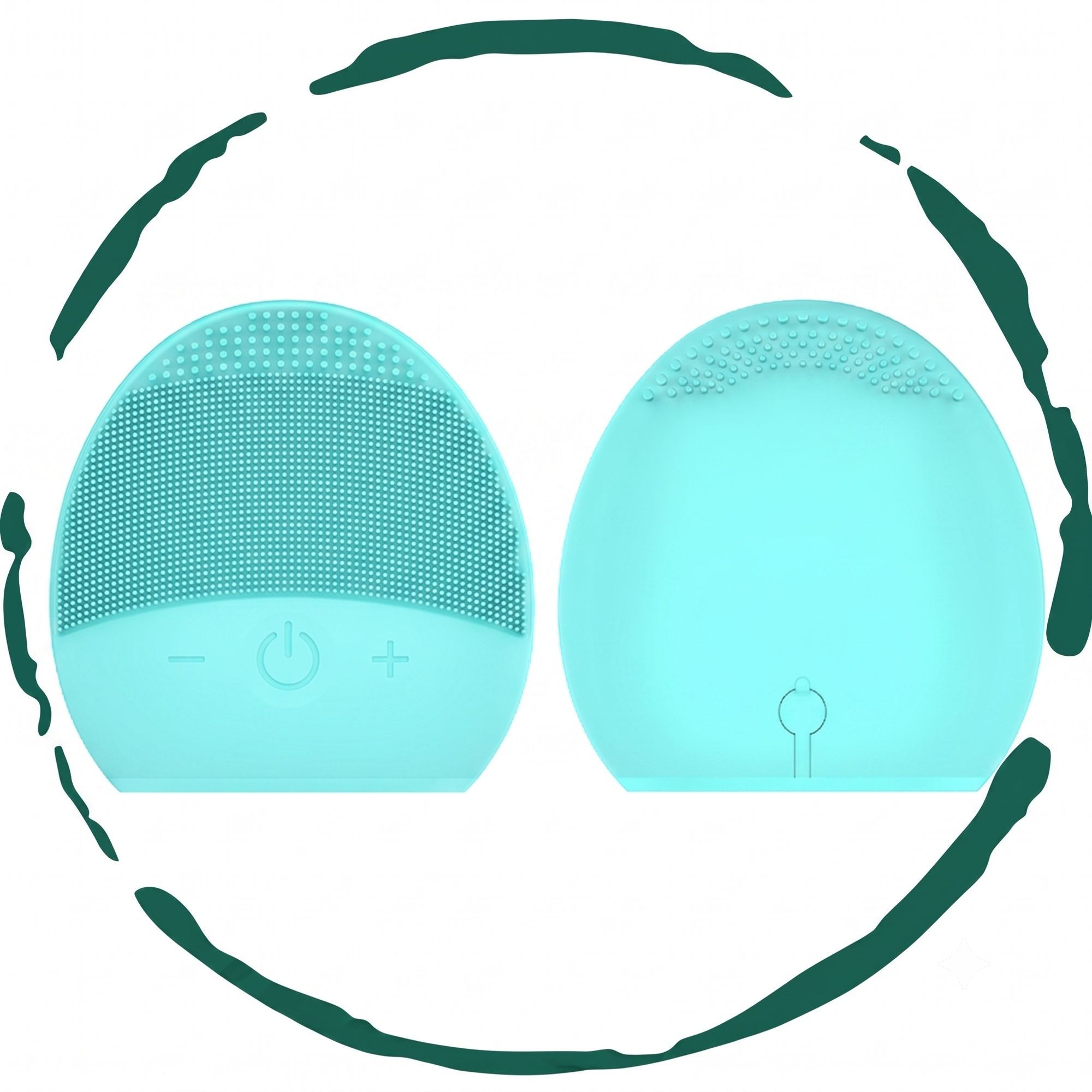 Rechargeable Silicone Facial Cleansing Brush - Waterproof