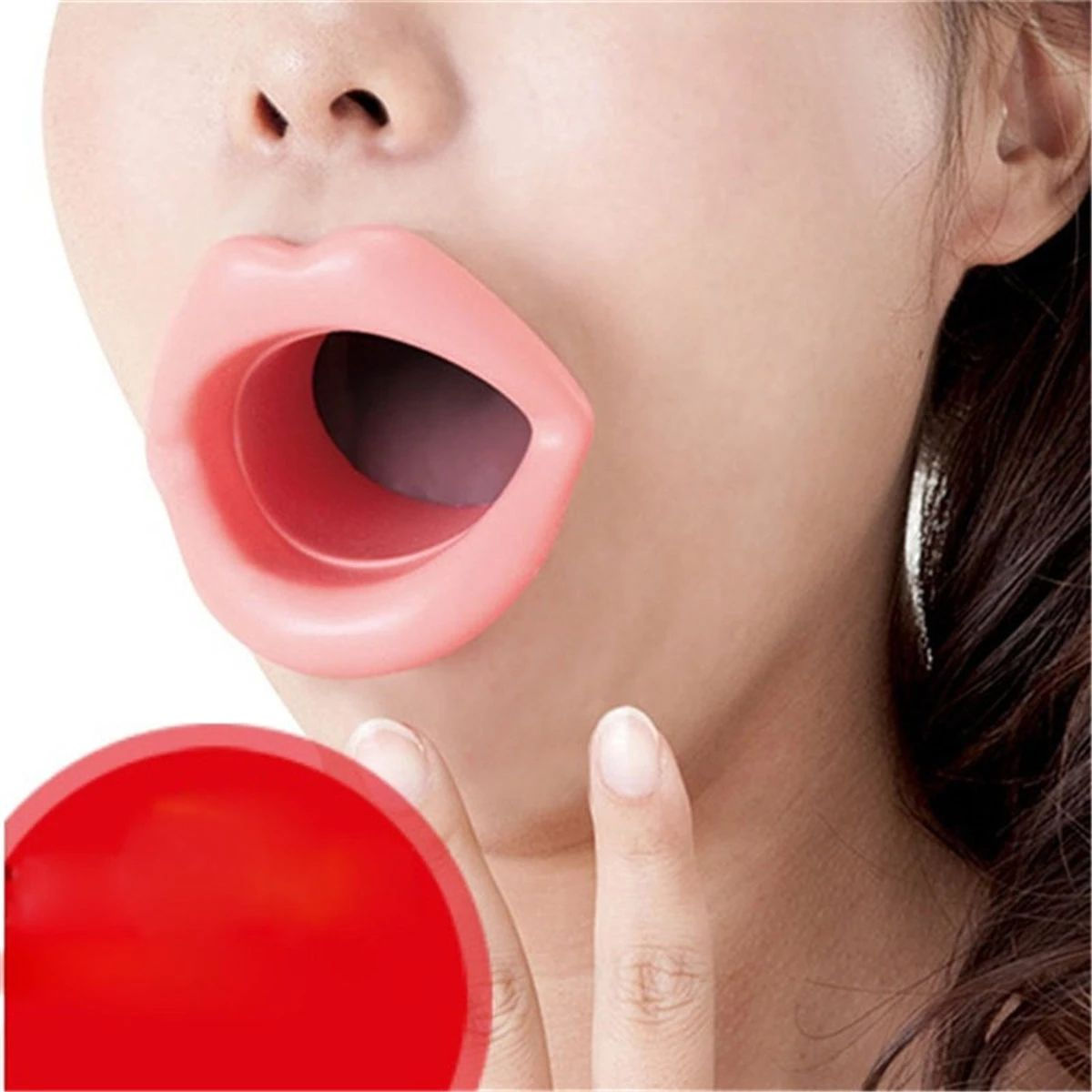 Silicone Rubber Face Slimmer Exercise Mouth Piece Muscle Ance Face Care