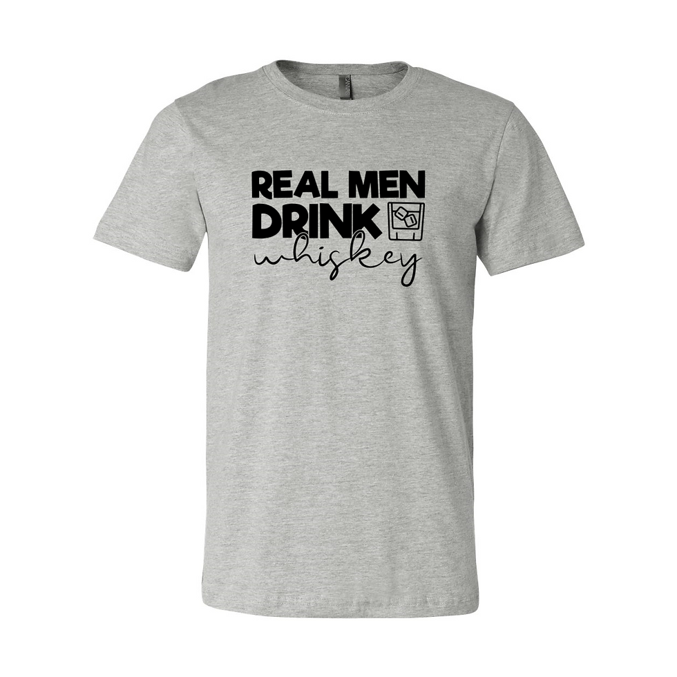 Thumbnail: DT0182 Real Men Drink Whiskey Shirt