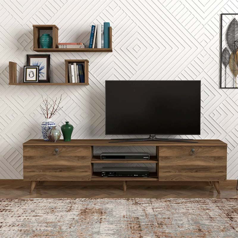 Thumbnail: TV Stand HULIO Walnut