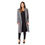 Thumbnail: De La Creme - Womens Prince Of Wales Check Wrap Long Coat