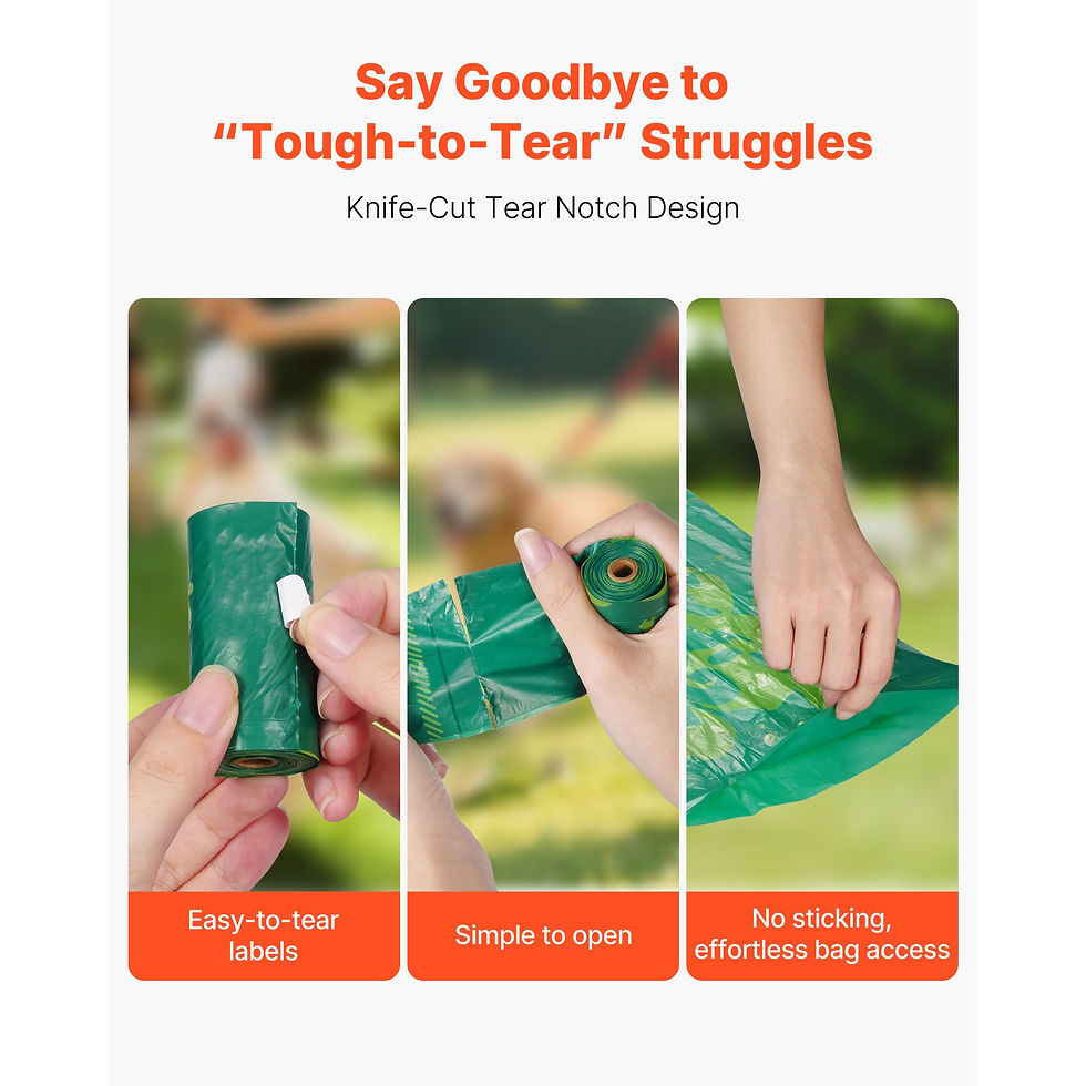 Thumbnail: Dog Poop Bags, 270 Counts 13 x 9 in, Sturdy & Thick Pet Waste Bags