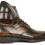 Thumbnail: Paul Parkman Goodyear Welted Men's Brown & Green Oxford Shoes