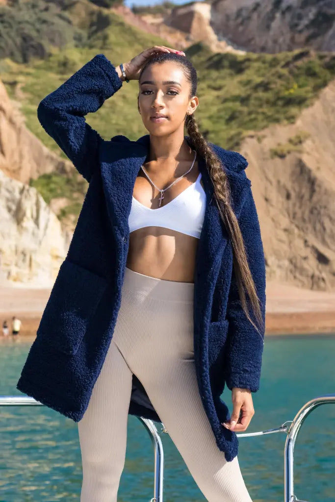 Thumbnail: Stud Button Borg Teddy Coat (1905)