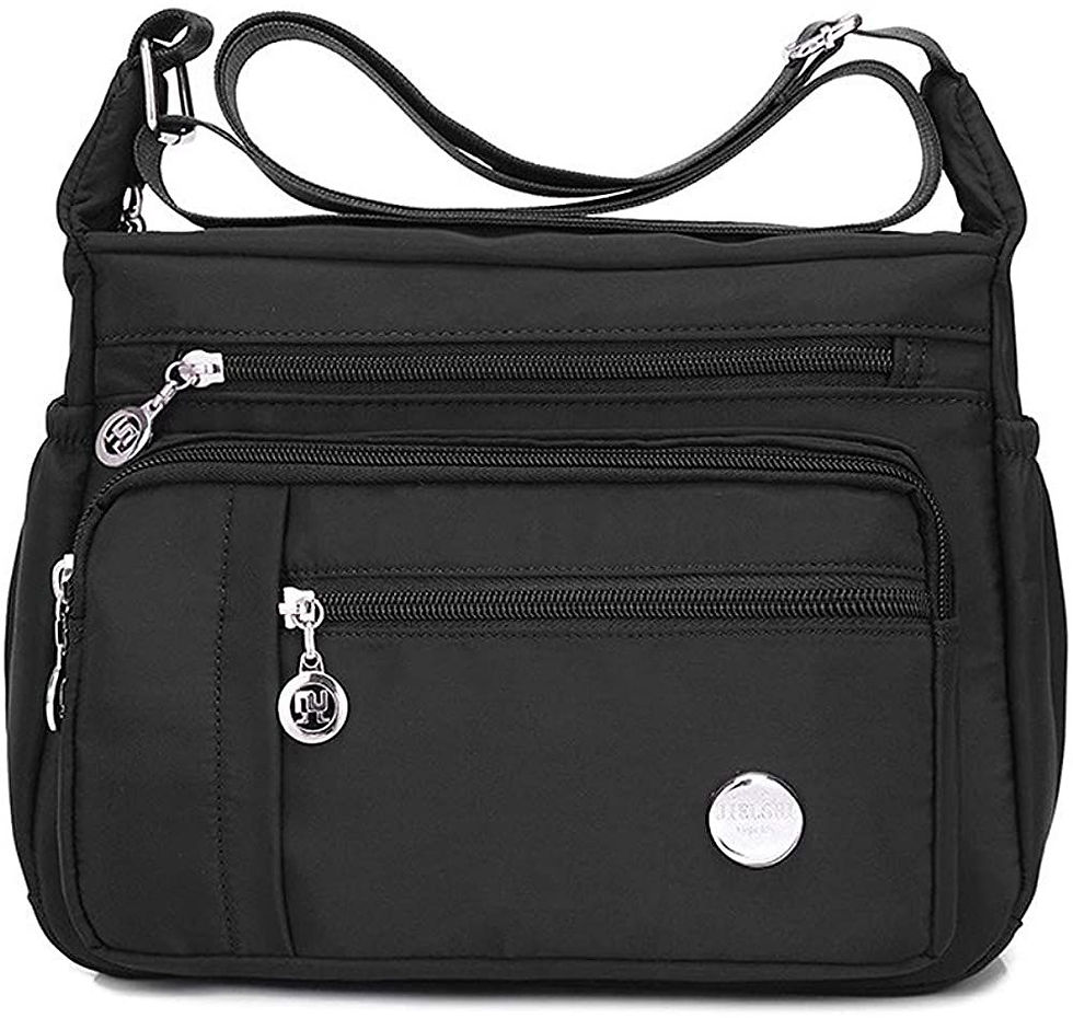 Thumbnail: MINTEGRA Women Shoulder Handbag Roomy Multiple Pockets Bag Ladies Crossbody 