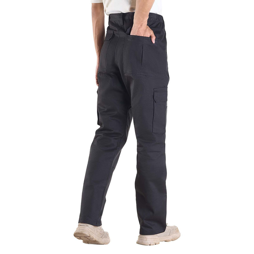 Thumbnail: FR Pants for Men, 9 oz 100% Cotton, Flamear-proof Stitching, 