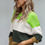Thumbnail: Winter Green Pullover Colorblock Sweater