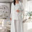 Thumbnail: Shopymommy 5353 Sandra 3-Pieces Maternity & Nursing Pajamas With