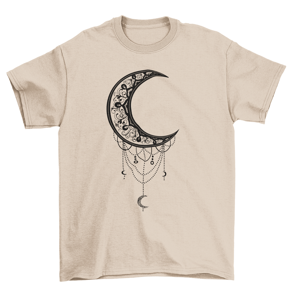 Thumbnail: Illustrated moon t-shirt