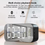 Thumbnail: LED Display Alarm Clock Wireless Bluetooth Speakers