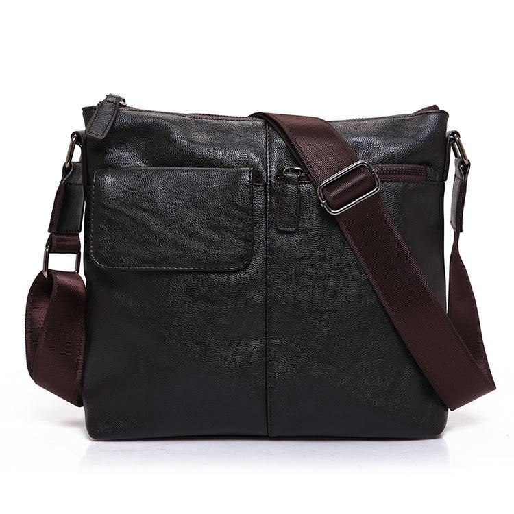 Thumbnail: Fashion PU Crossbody Messenger Bag For Men