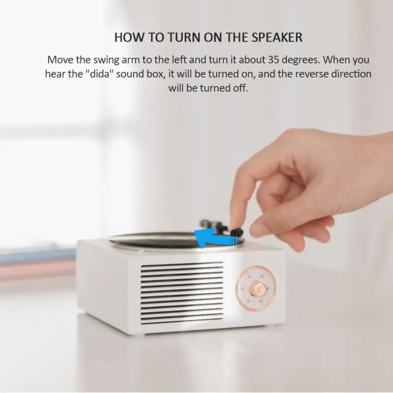 Thumbnail: Retro Mini Vinyl Records Wireless Bluetooth Speakers