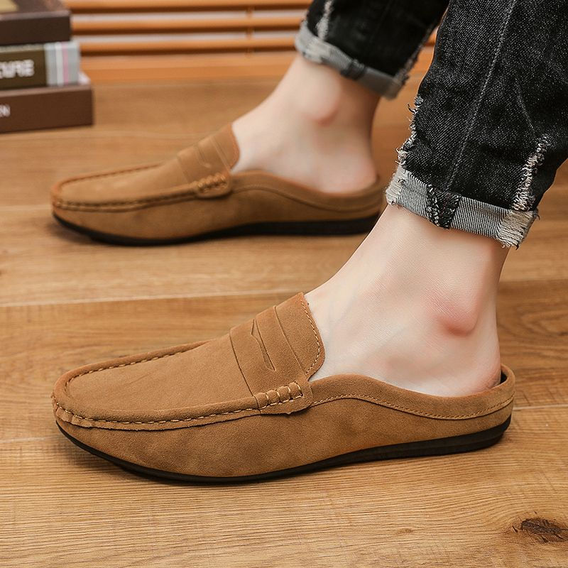 Thumbnail: Men's new fashion trend casual shoes bean shoes men's shoes 