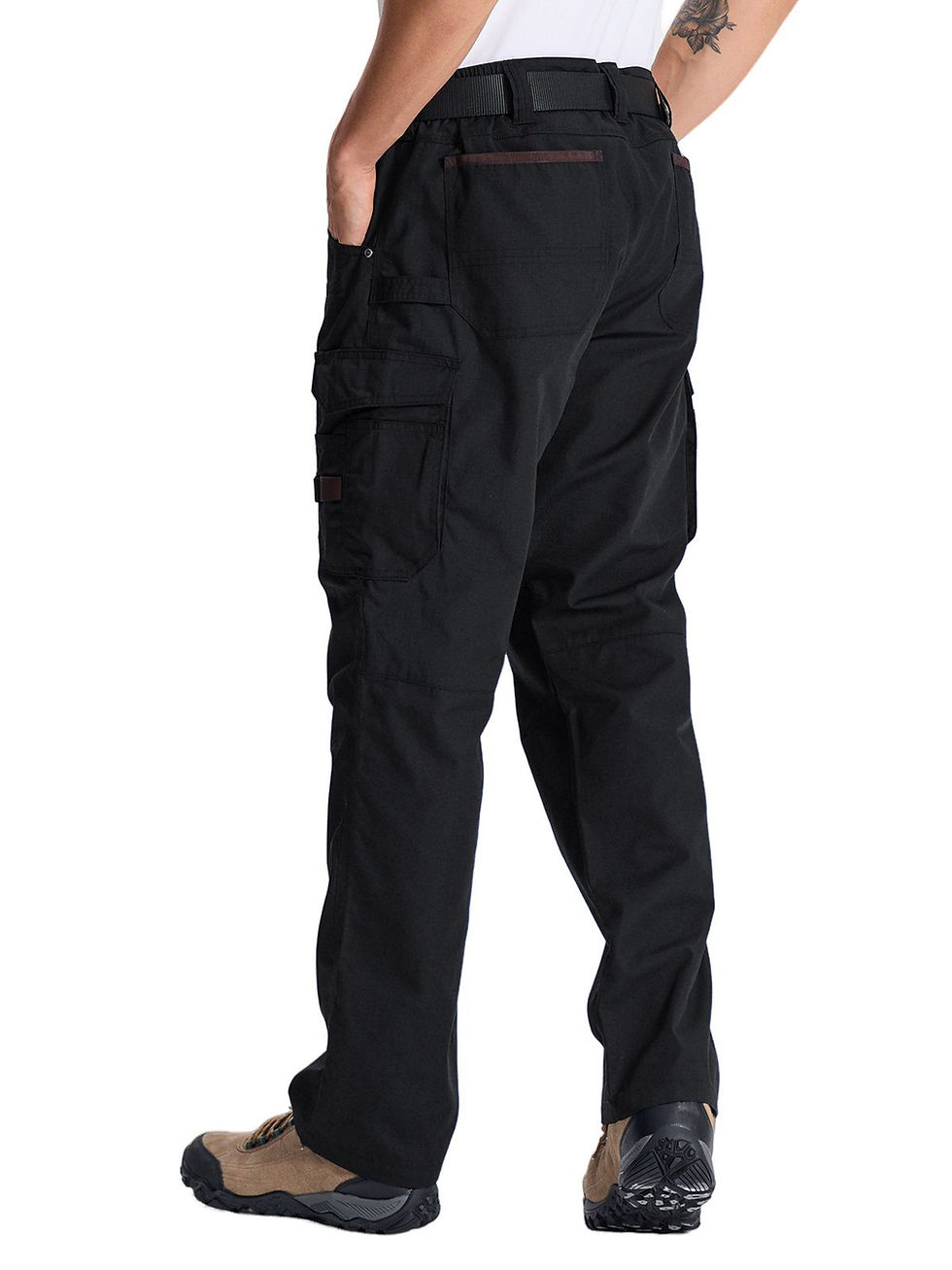 Thumbnail: Mens Ripstop Cargo Work Pants with 13 Pockets Tactical Water Resistant