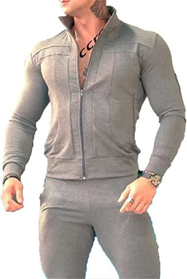 Thumbnail: Men's Casual Sportswear Two-Pieces Suits Slim Fit