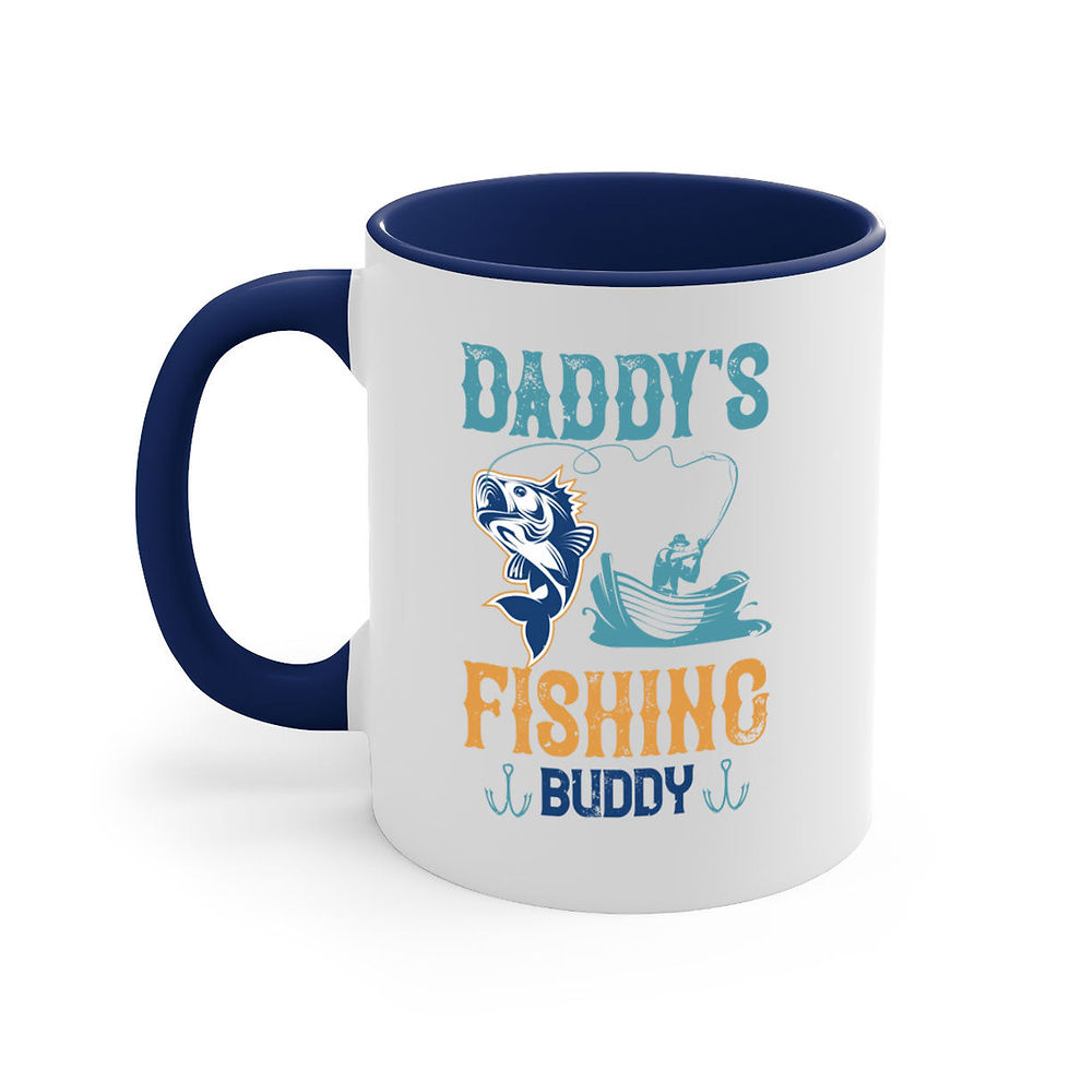 Thumbnail: daddy’s fishing buddy 166#- fishing-Mug / Coffee Cup