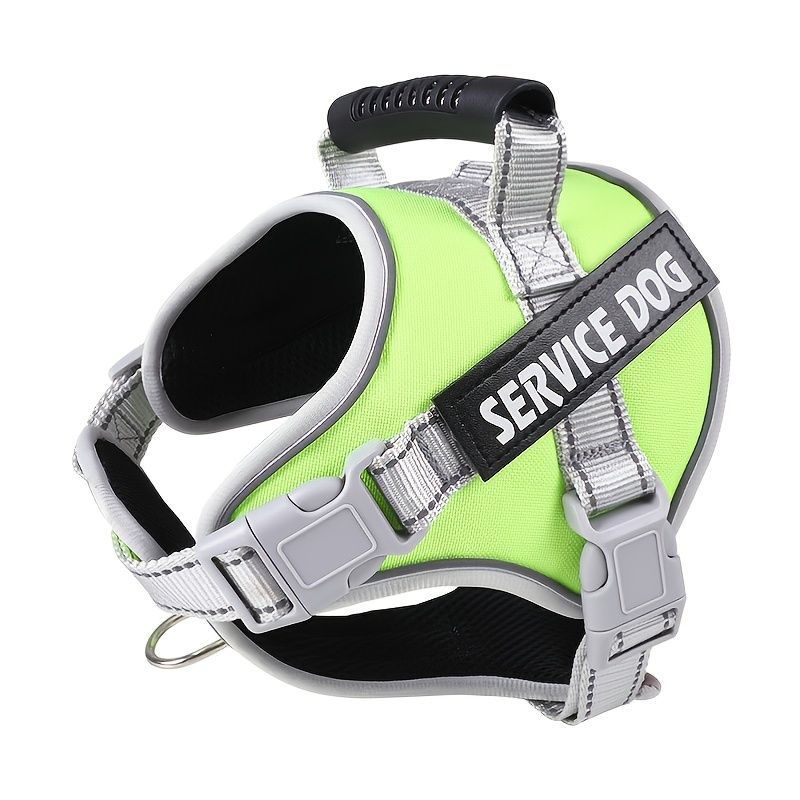 Thumbnail: No Pull Service Dog Vest Harness For Dog & Cat; Breathable Soft Dog Vest
