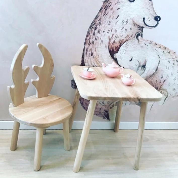 Thumbnail: Handmade Beech Kids Table