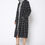 Thumbnail: Women's Minimalist Grid Longline Coat In Black