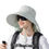 Thumbnail: Hat With Neck Flap Hiking With Ponytail Hole Fishing Bucket Available