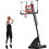 Thumbnail: Basketball Hoop Basketball System 7.5ft-10ft Height Adjustable