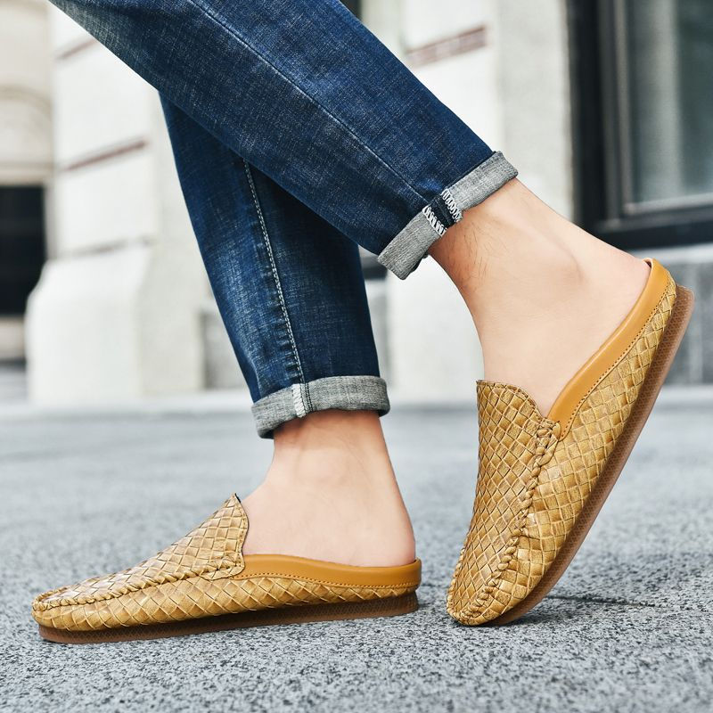 Thumbnail: Big size Beanie Shoes Men's Shoes Driving Shoes Casual men's loafers size 39-45