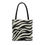 Thumbnail: Double Sided Zebra Print Beach Shopper Tote Bag Medium