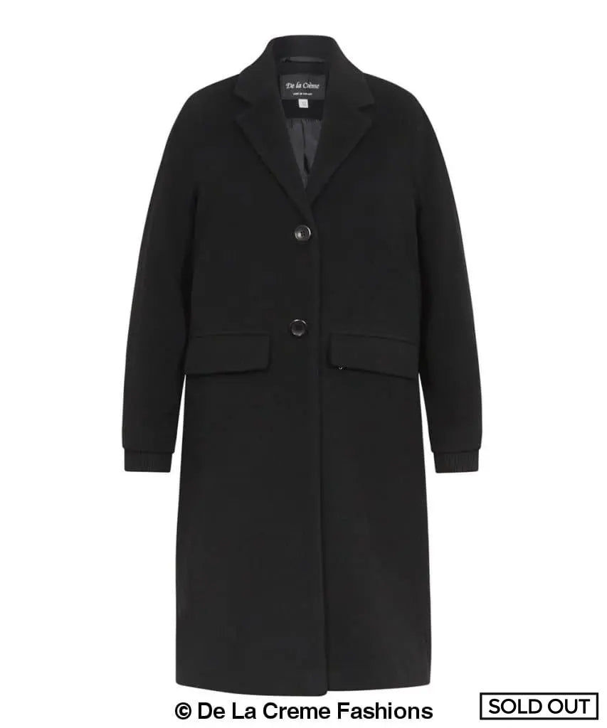 Thumbnail: (PRE-ORDER) Womens Wool Blend Winter Warm Knee Length Coat
