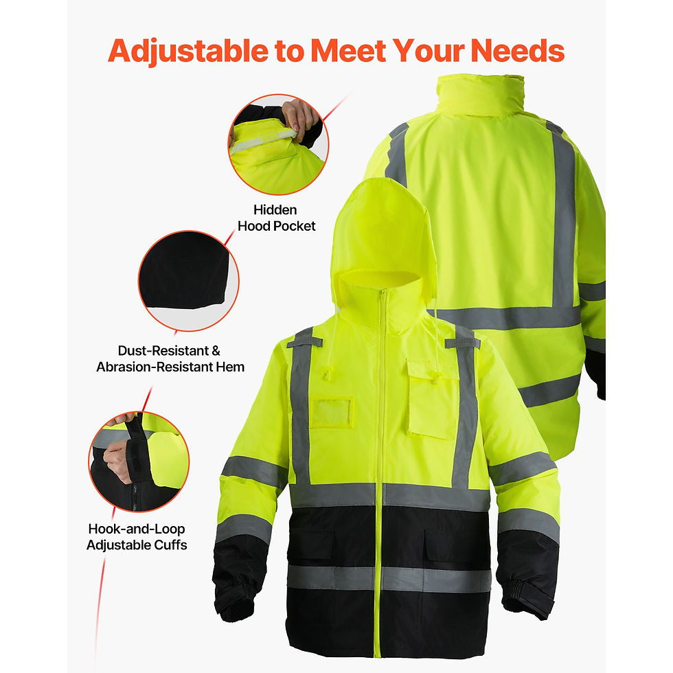 Thumbnail: High Visibility Reflective Safety Jacket, Watern Gear Meet ANSI