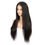 Thumbnail: Straight Hair 13x6 Transparent Lace Frontal Brazilian Human Hair Wigs