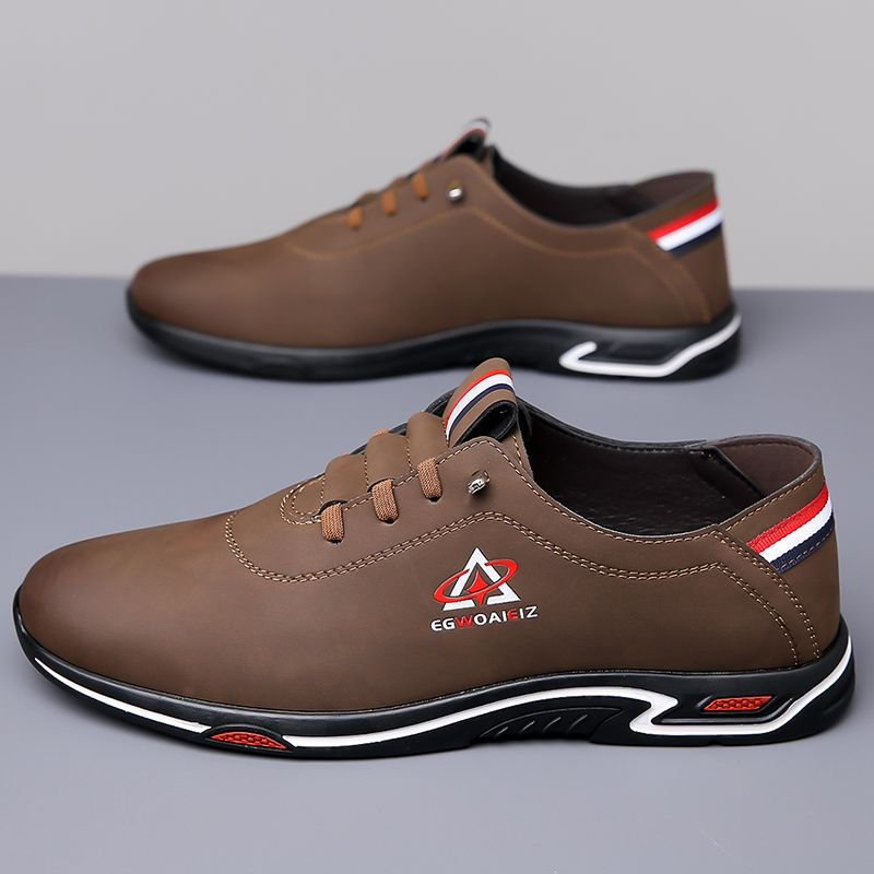 Thumbnail: Men's casual shoes new breathable deodorant white