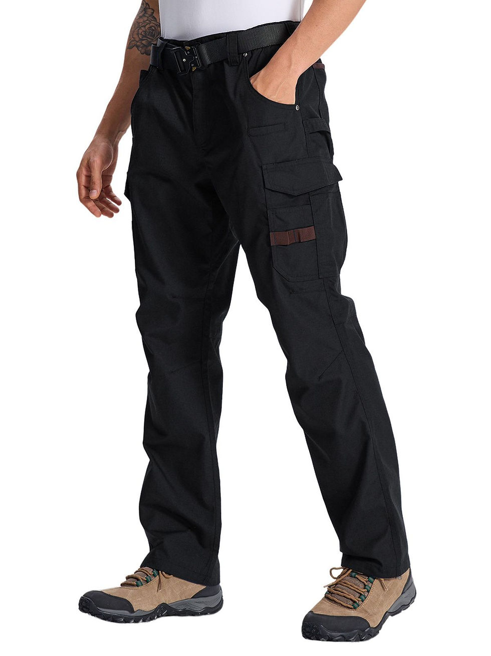 Thumbnail: Mens Ripstop Cargo Work Pants with 13 Pockets Tactical Water Resistant