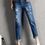 Thumbnail: Denim Pants Ripped Hole Jeans Casual High Street Denim Pants Sexy