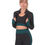 Thumbnail: Trois Seamless Sports Jacket - Black with Blue