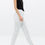 Thumbnail: Women's High Waist Printed Pants In Ivory Silver