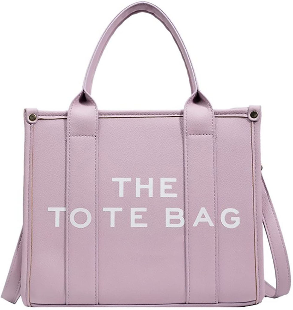 Thumbnail: Roecytu PU Tote Bag for Women Simple Large-capacity Tote Bag Crossbody 