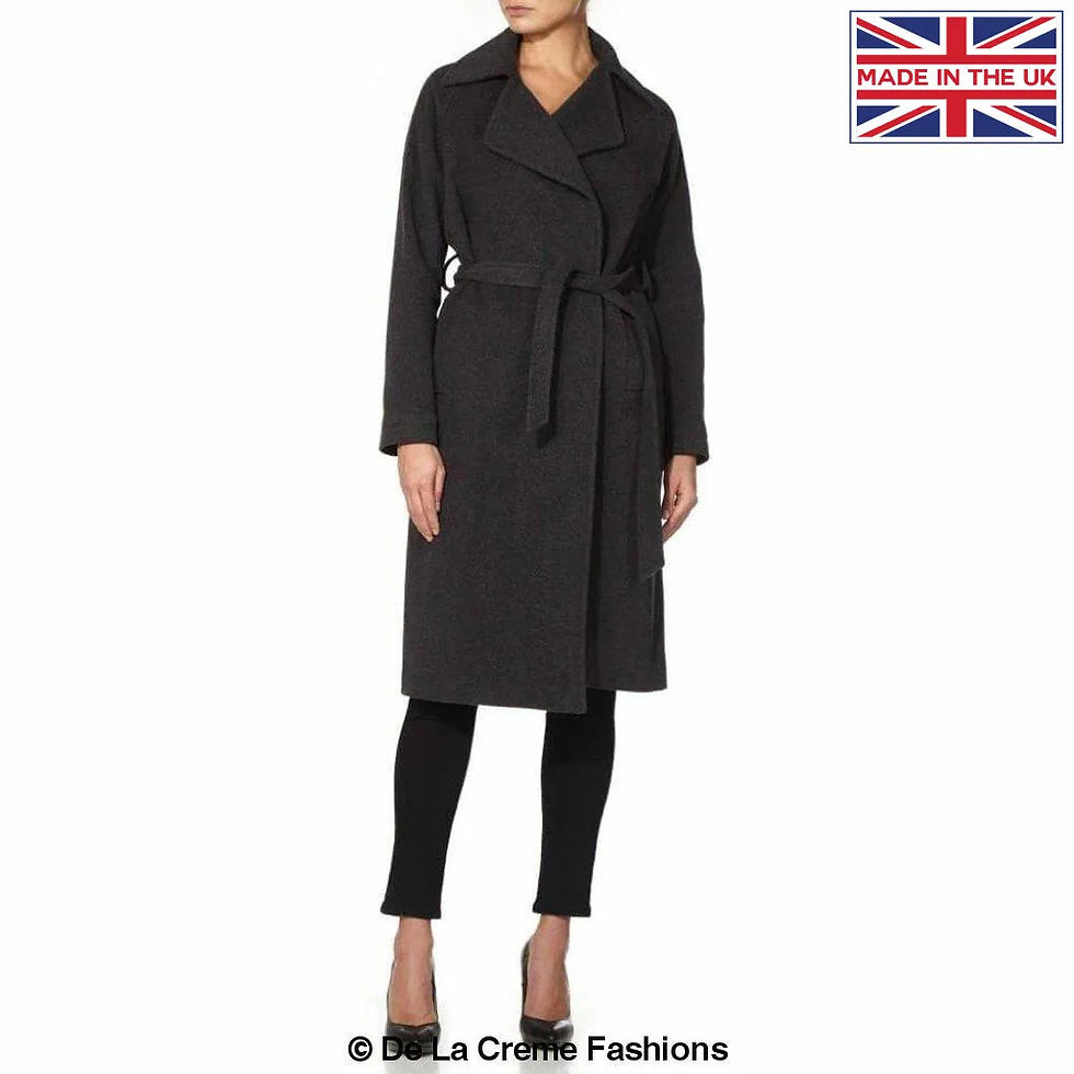Thumbnail: Diana Wrap Around Duster Coat