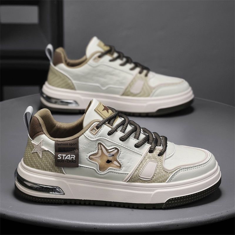 Thumbnail: Spring men's new leather board shoes Fashion shoes fashion men's shoes