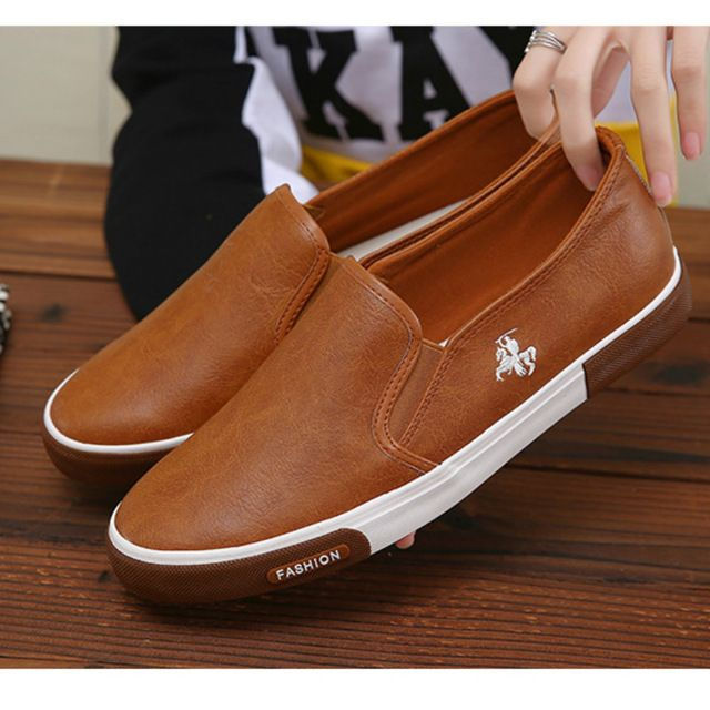 Thumbnail: Casual Shoes Men Comfortable PU Leather Menand Men Shoes
