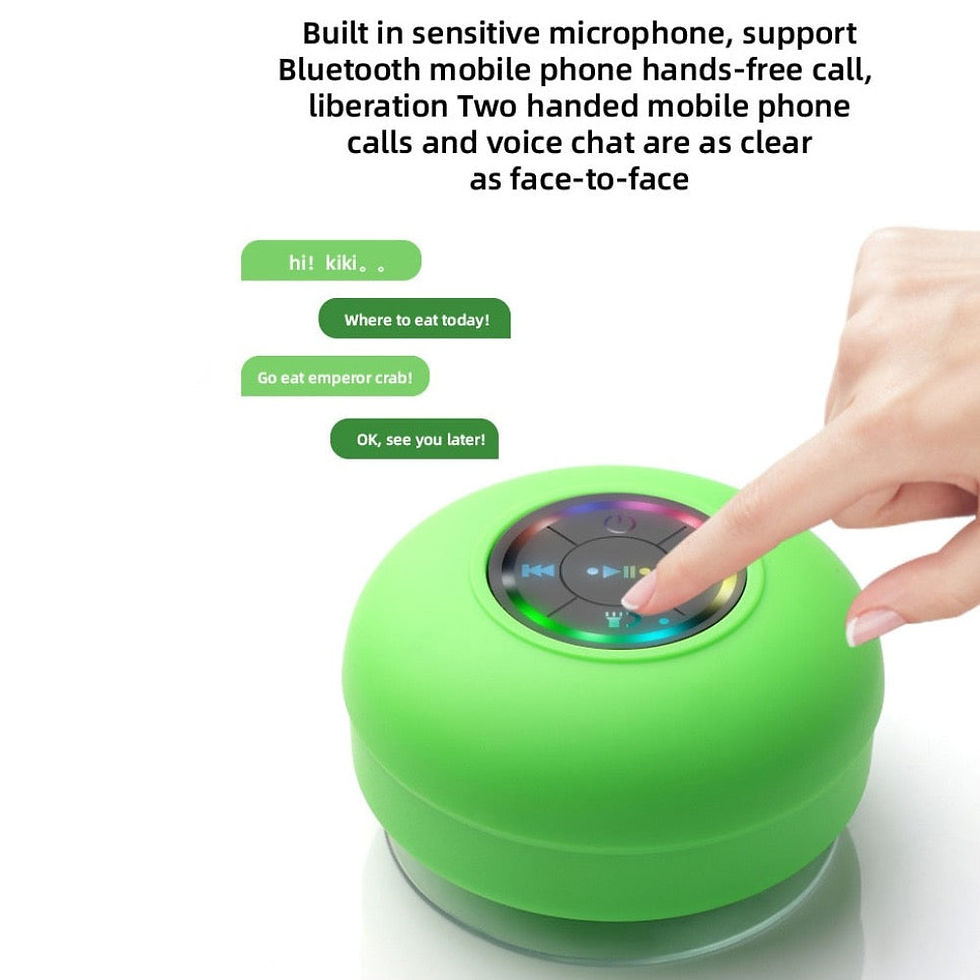 Thumbnail: Mini Waterproof RGB Bluetooth Speaker
