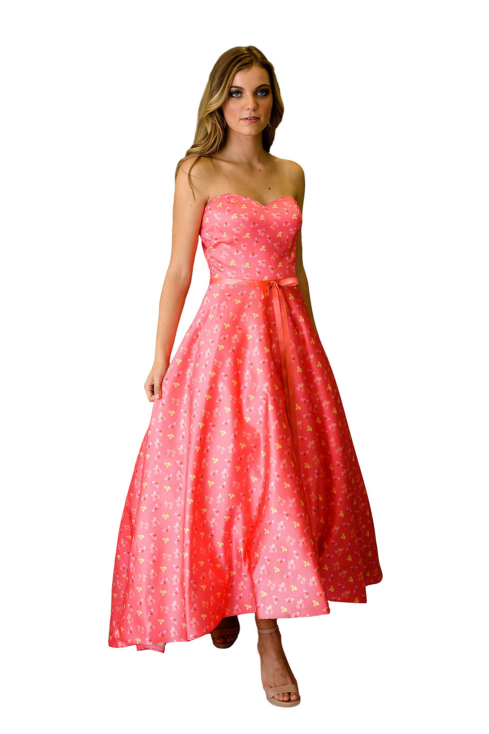 Thumbnail: Shoulder-less Formal Train Dress
