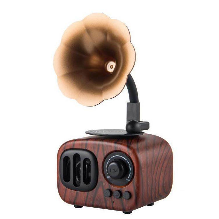 Thumbnail: High Quality Gramophone Style Small Bluetooth Speaker