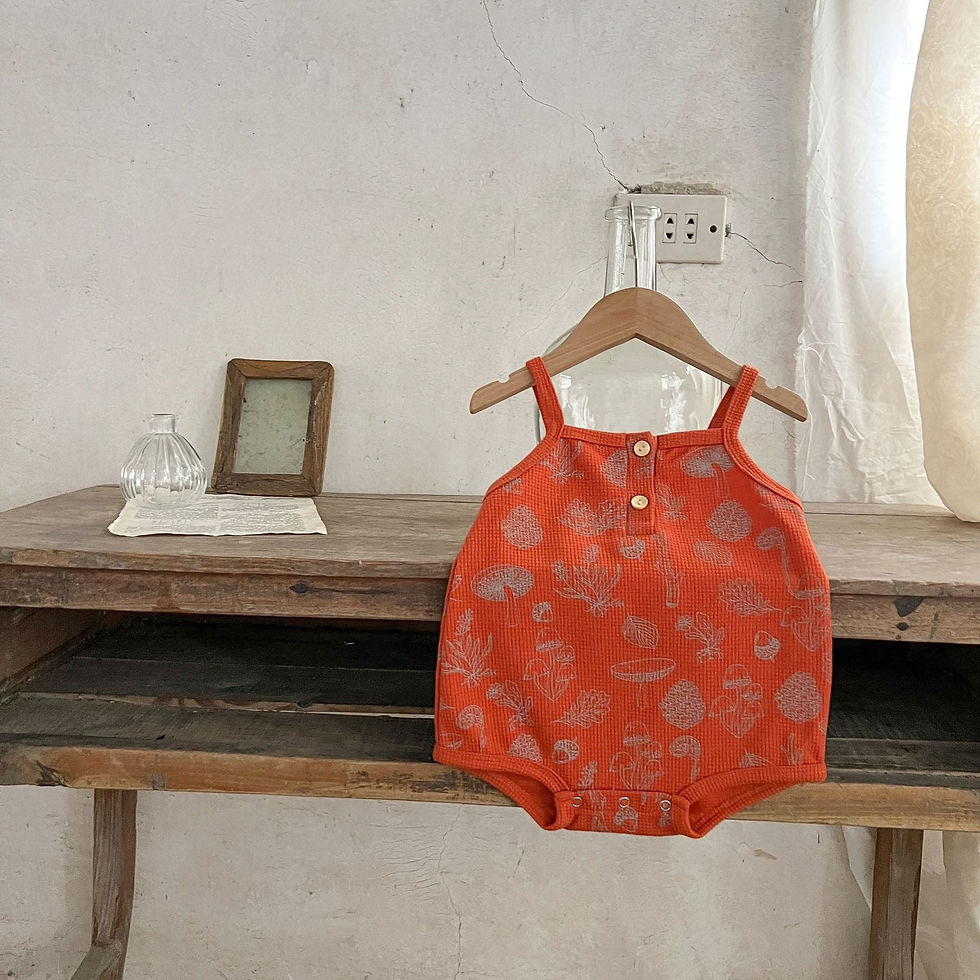 Thumbnail: Baby Multi-Pattern Sling Soft Cotton Loose Casual Onesies