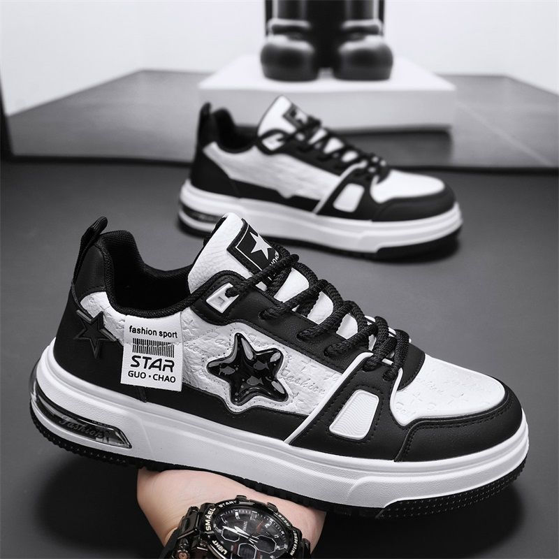 Thumbnail: Spring men's new leather board shoes Fashion shoes fashion men's shoes