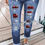 Thumbnail: Fashion Blue Ripped Plaid Straight Legs Boyfriend Jeans