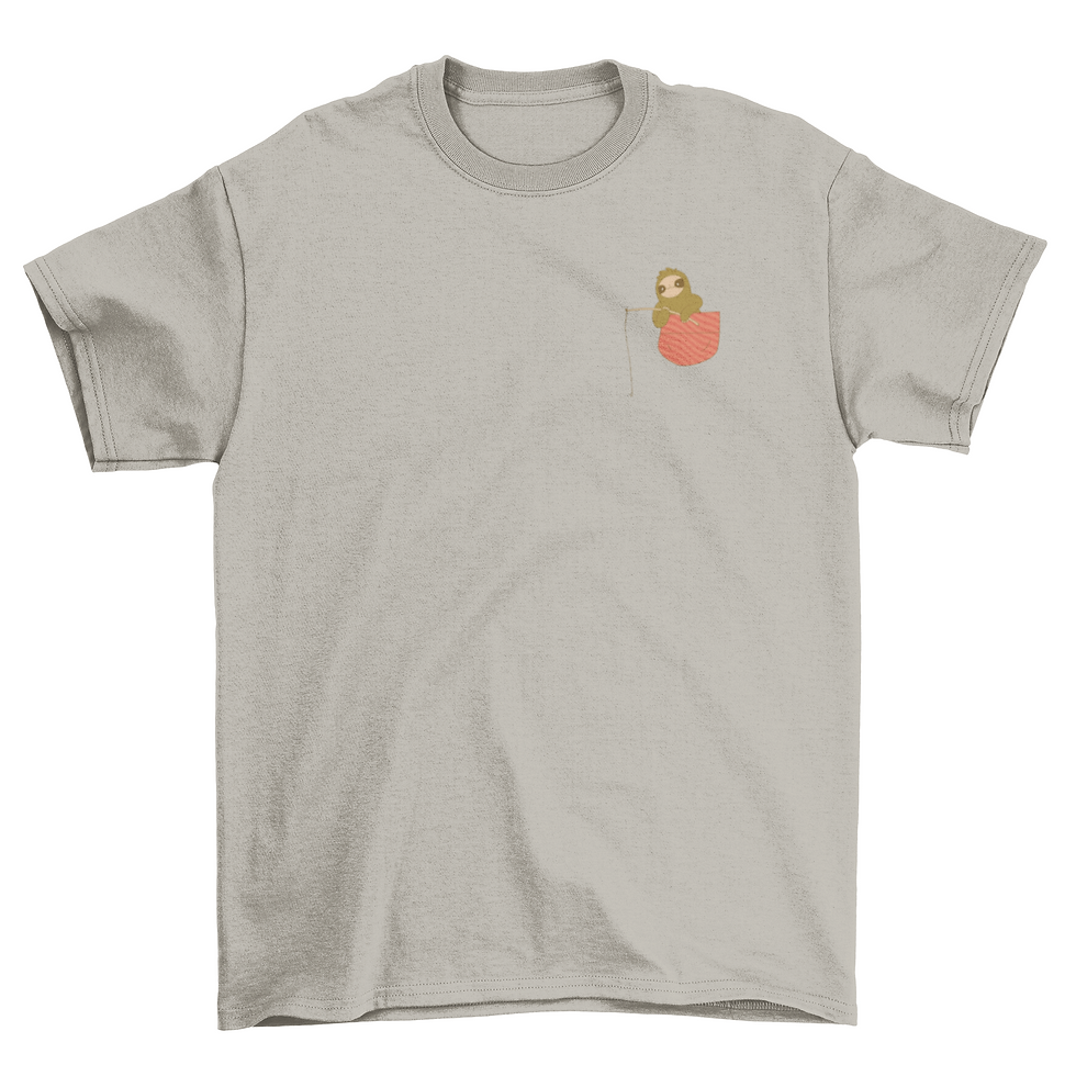 Thumbnail: Fishing sloth t-shirt