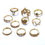 Thumbnail: Vintage Stackable Ring Set