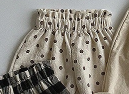 Thumbnail: Baby Solid Color Loose Casual Pants